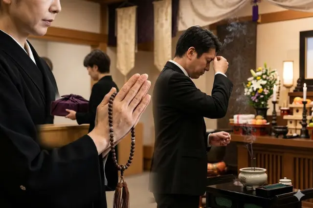 曹洞宗の葬儀での作法：焼香、香典、数珠
