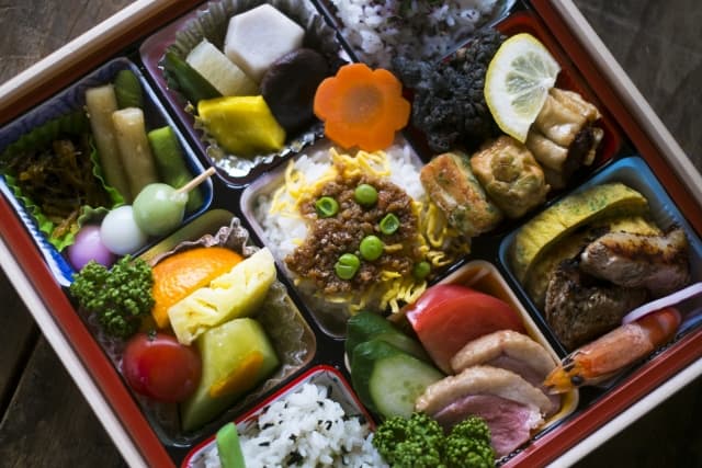 持ち帰り用の食事（お弁当、仕出し弁当、折詰）」