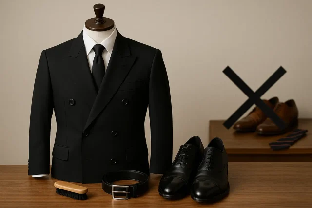ダブル礼服を着用する際の基本マナー