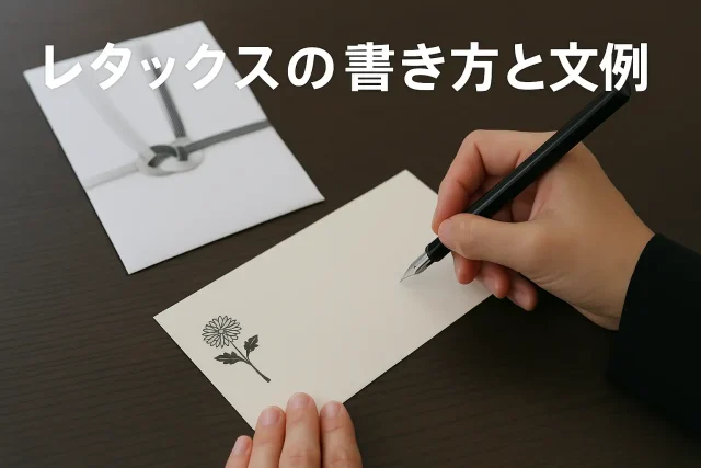 弔電（レタックス）の書き方と文例