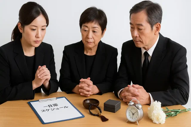 一日葬の流れを家族だけで行う場合の注意点