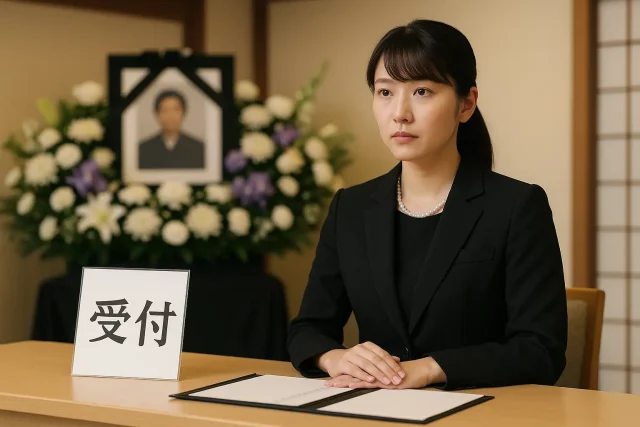 嫁が葬儀受付を担当する場合のポイント