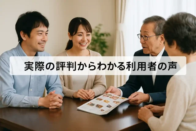 実際の評判からわかる利用者の声