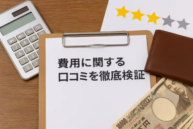 費用に関する口コミを徹底検証