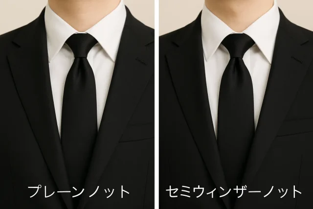 葬儀にふさわしいネクタイの結び方