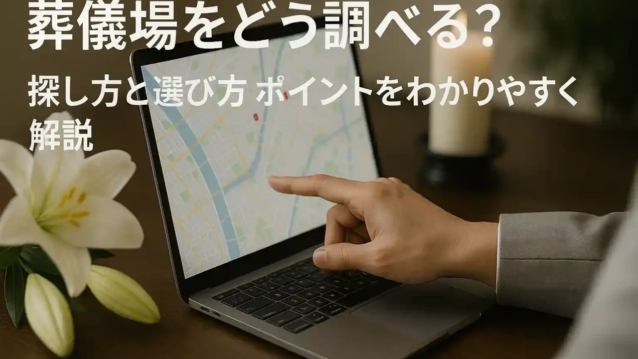 葬儀場をどう調べる？探し方と選び方のポイントをわかりやすく解説