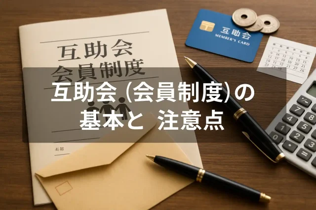 互助会（会員制度）の基本と注意点